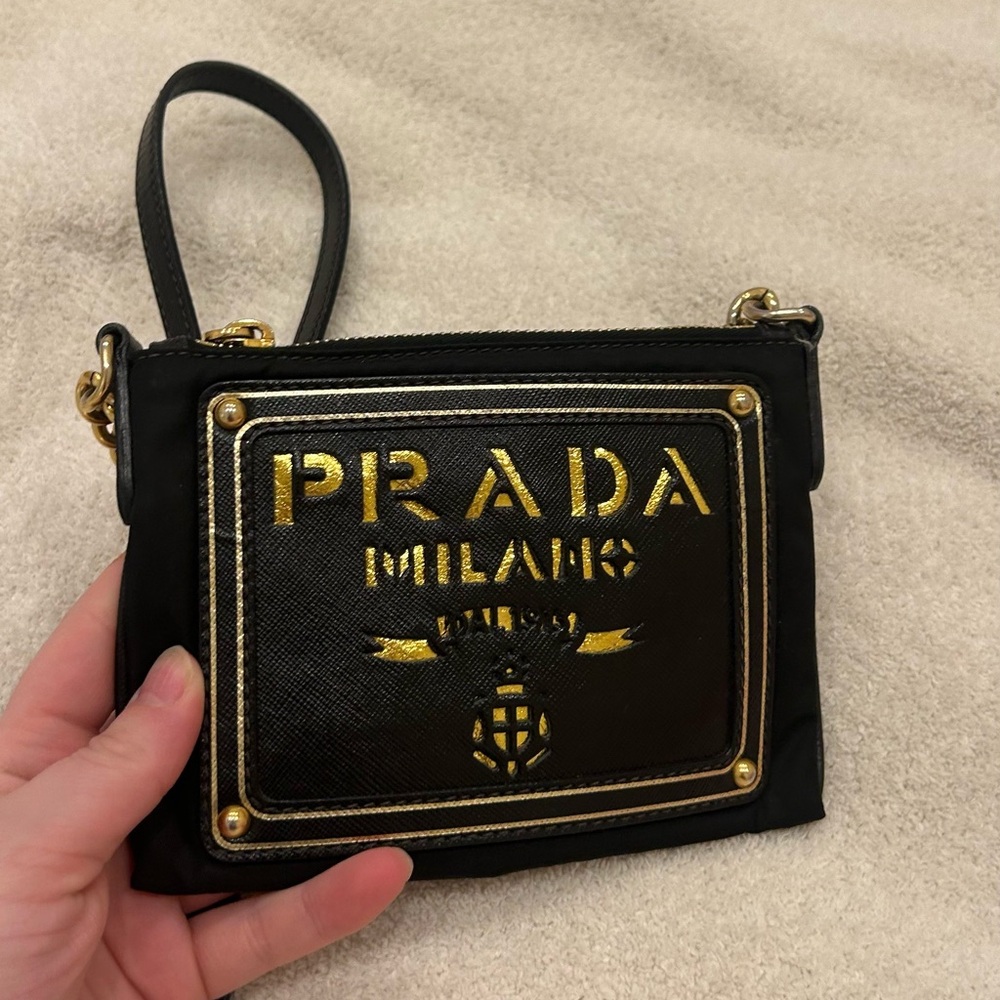 Prada Tessuto Oro Crossbody Bag - Picture 2 of 5